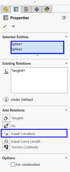 نحوهی اعمال Equal Curvature